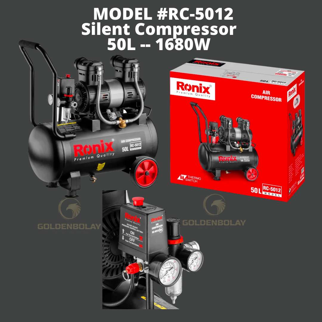 Compresor De Aire 50 Litros 2 Hp Ronix Rc-5010 – GP Hogar y Taller