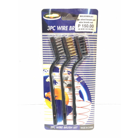 3pcs Steel Brush / Wire Brush SET