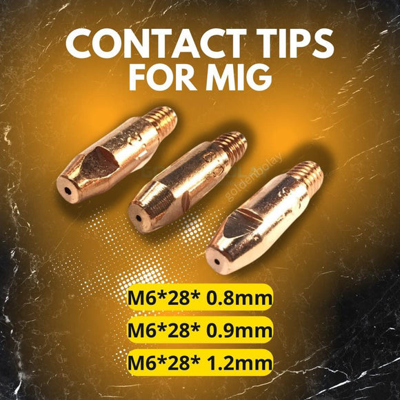 Contact Tip For MIG (M6*28: 0.8mm, 0.9mm, 1.2mm)