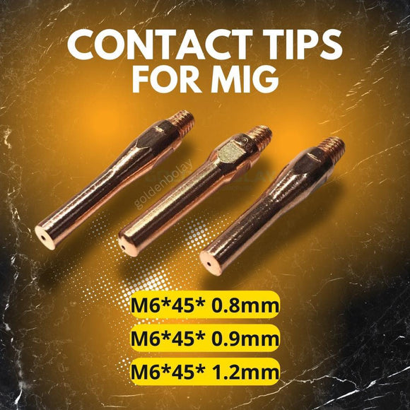 Contact Tip For MIG (M6*45: 0.8mm, 0.9mm, 1.2mm)