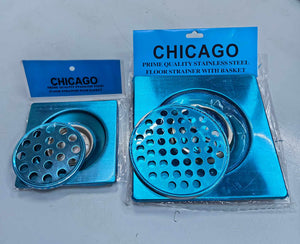 CHICAGO Floor Strainer with Basket (4x4, 6x6)