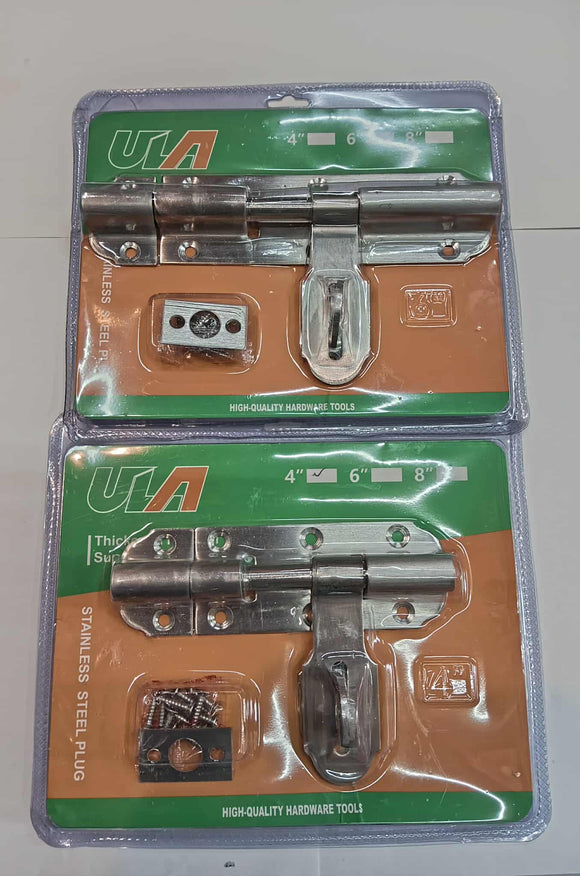Barrel Bolt with Hasp Lock