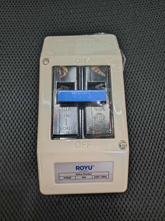 ROYU safety breaker with enclosure housing 40A