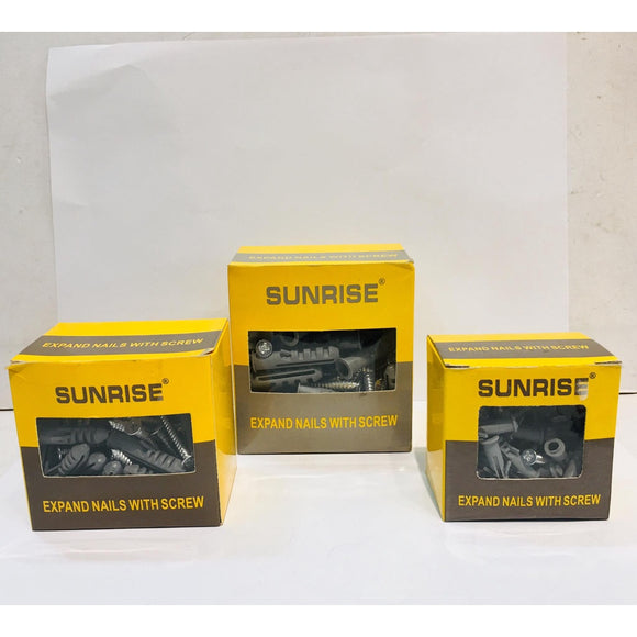 SUNRISE Tox Screw 6mm,8mm,10mm (50 pcs)