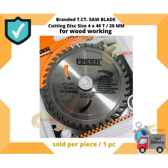 FINDER TCT Saw Blade for Wood 4x40T / 20mm