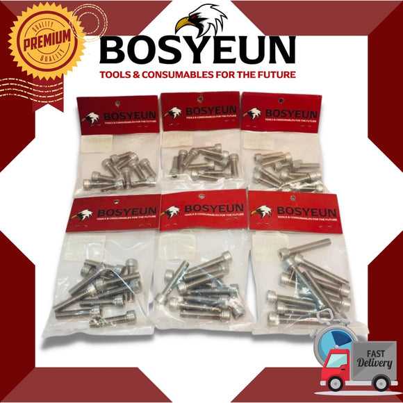 BOSYEUN- N8-A SS-304 ALLEN BOLT