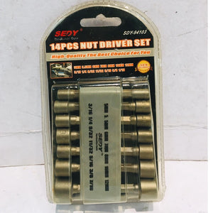 14pcs Nut Driver SET