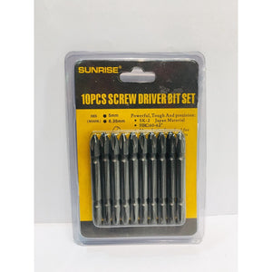 10pcs Screw Driver Bit Set