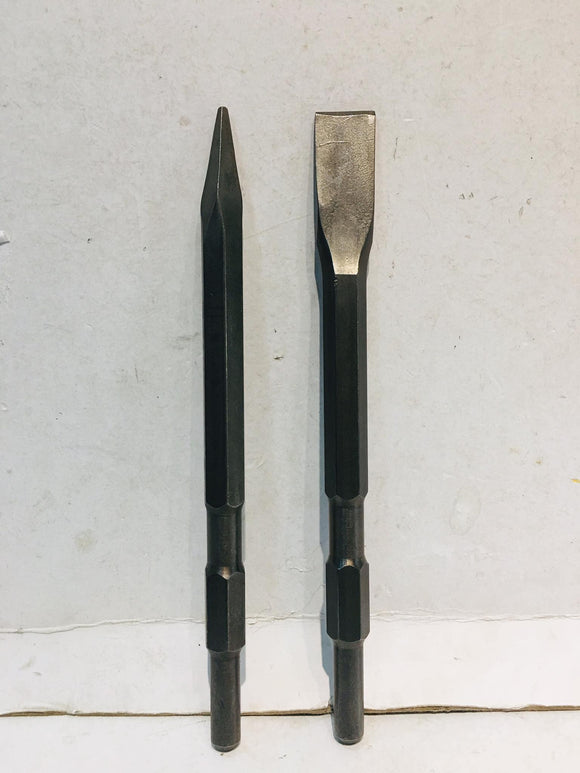 Hex Pointed and Flat Chisel 2820