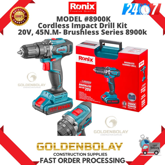 RONIX Cordless Drill 8900K 20V