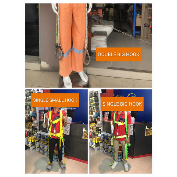 OMAGA & NEXA BRAND SAFETY HARNESS SINGLE/DOUBLE-SMALL/BIG HOOK