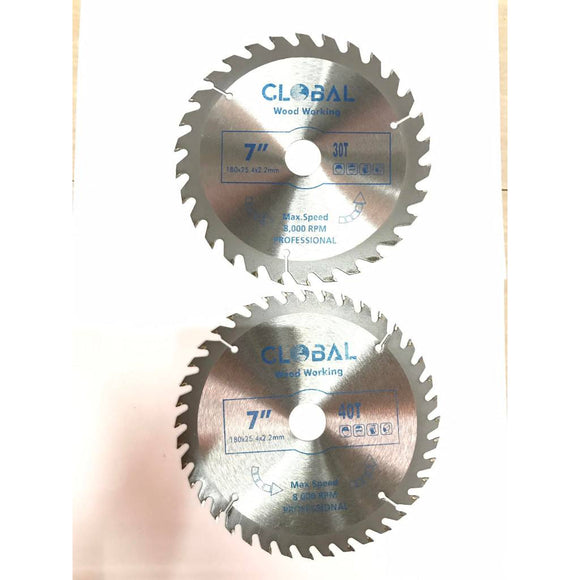 GLOBAL TCT SAW BLADE FOR WOOD (SIZE: 7