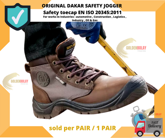 Dakar Safety Jogger Safety Shoes Original - DAKAR S3 Brown - Antistatic shoe - Safety toecap